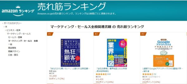 熱狂顧客アマゾン売れ筋ランキング1位